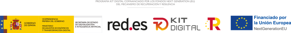 logos que forman parte de la subvención del estado para el desarrollo del Kit Digital